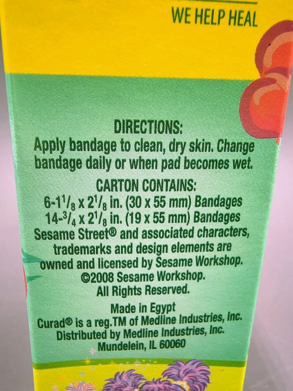 Syringe and Earscope from Sesame Street Medical Doctor Kit - plus Curad Bandages